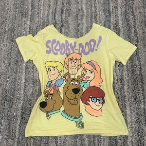 Scooby-Doo Women's Yellow Graphic Tee